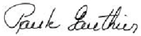 Signature de Paule Gauthier